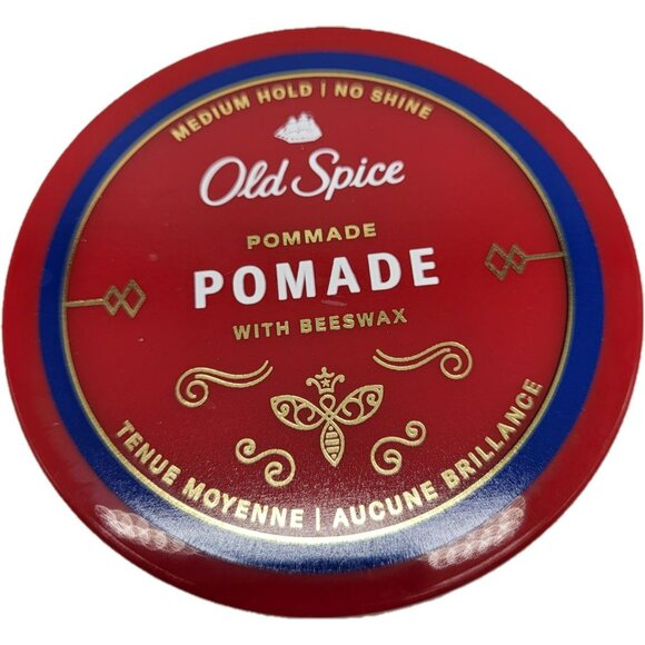 Old Spice Classic Pomade Medium Hold Low Shine 2.22 Oz Men's Hair Styling - Picture 2 of 9